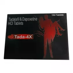 Тадалафил   Дапоксетин (Tada-4x) 10 30мг табл. №4 фото